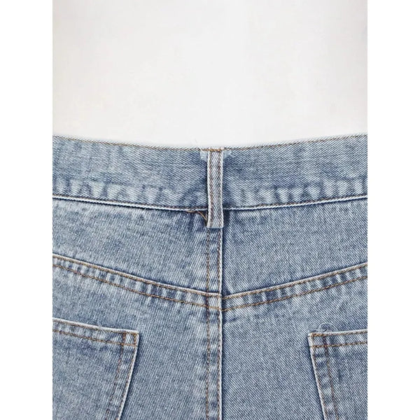 The Parade High Waist Denim Shorts 0 SA Styles 