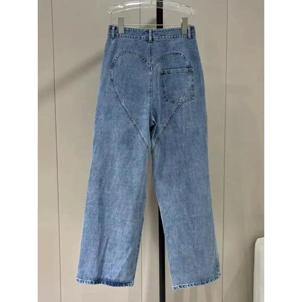 The Raina High-Waisted Denim Pants 0 SA Styles 