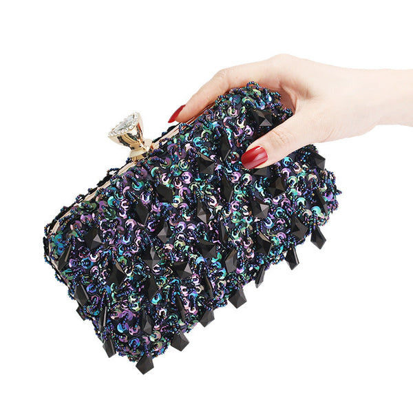 The "Gabriela" Sequin Clutch Purse - Multiple Colors Hypersku 