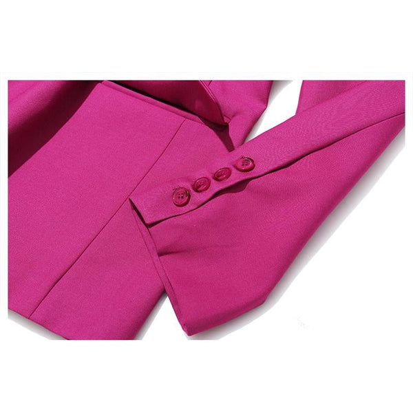 The "Magenta" Pleated Blazer Sarah Ashley 