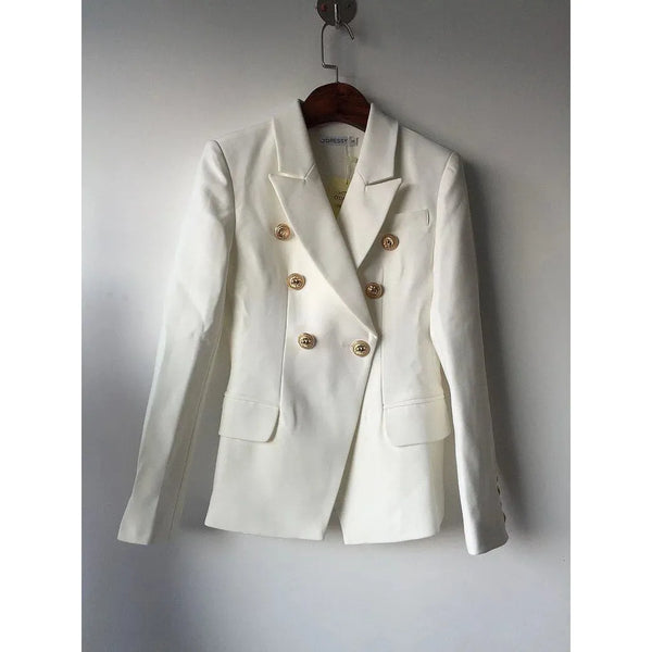 The Priscilla Slim Fit Blazer - Pearl Sarah Ashley 