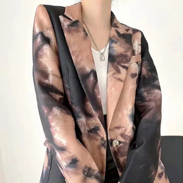 The Crème Brûlée Long Sleeve Blazer SA Studios 