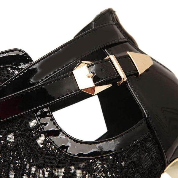 The "Celeste" Lace High Heel Pumps - Multiple Colors Luke + Larry 