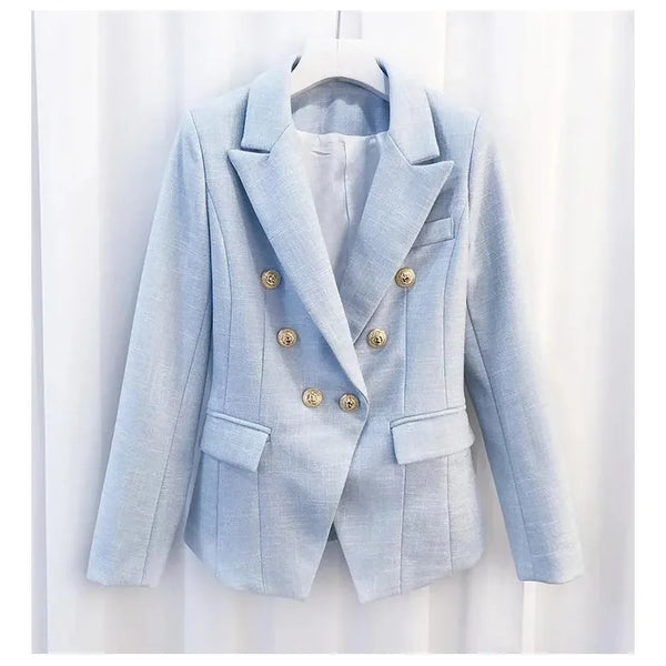 The Priscilla Slim Fit Blazer - Powder Blue Shop5798684 Store 