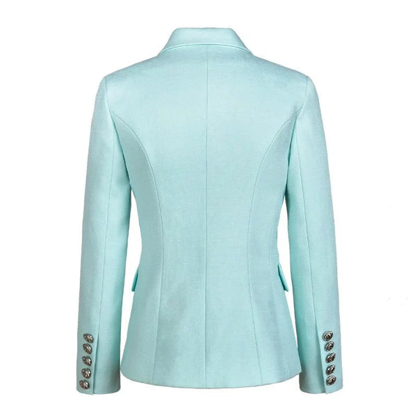 The Priscilla Slim Fit Blazer - Mint LADY FASHION CHOICE 